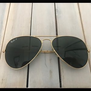 Authentic ray ban aviators